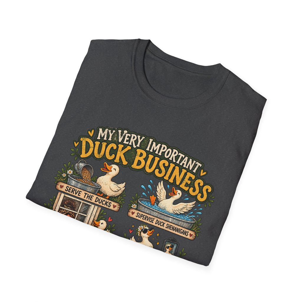 My Very Important Duck Business T-Shirt – Vintage Cute Duck Rules Tee